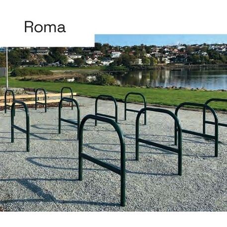 Metalinis dviračių stovas, laikiklis 'Roma'
