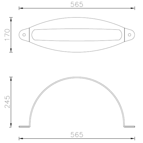 Metalinis dviračių stovas, laikiklis 'Single'