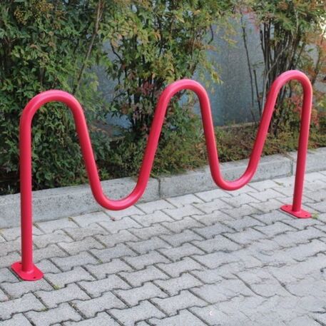 Metalinis dviračių stovas, laikiklis 'Snake 3'