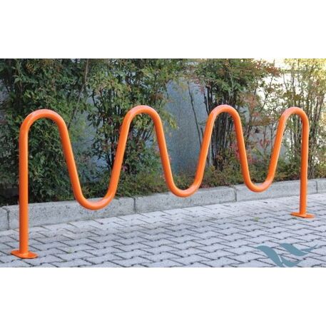 Metalinis dviračių stovas, laikiklis 'Snake 4'