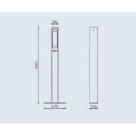 Metalinis dviračių stovas, laikiklis 'Toledo'