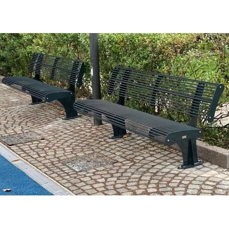 Metal bench 'GARDA'