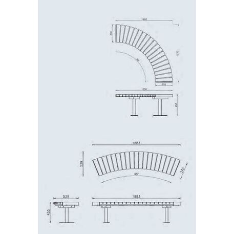 Lauko suoliukas su atlošu, kolekcija 'Greta'