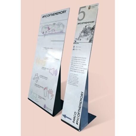 Informacinis / Reklaminis stendas, stovas vienpusis 'Directive 400'