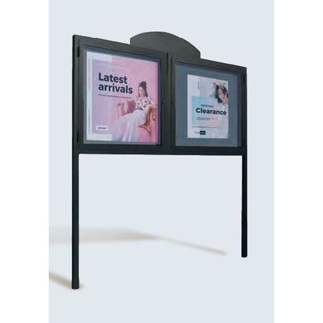 Informacinis / Reklaminis stendas, stovas vienpusis 'Expo 200x130cm'