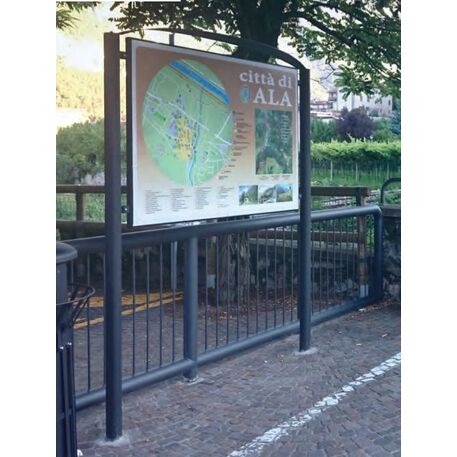 Informacinis / Reklaminis stendas, stovas vienpusis 'Poster 150x100cm'