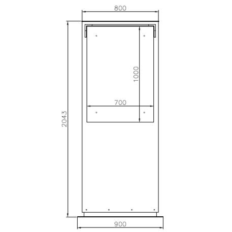 Informacinis / Reklaminis stendas, stovas vienpusis arba dvipusis 'Rio Simple'