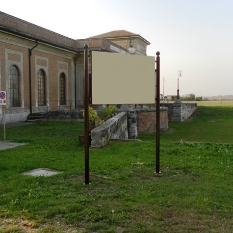 Informacinis / Reklaminis stendas, stovas vienpusis 'Stendarto 100x100cm'