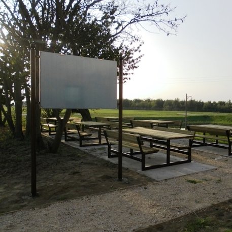 Informacinis / Reklaminis stendas, stovas vienpusis 'Stendarto 200x100cm'