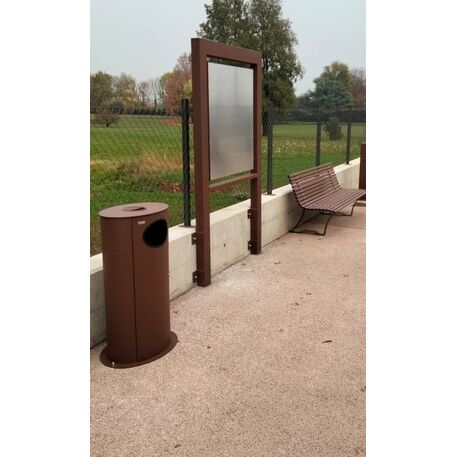 Informacinis / Reklaminis stendas, stovas vienpusis arba dvipusis 'Vision 130x130cm'