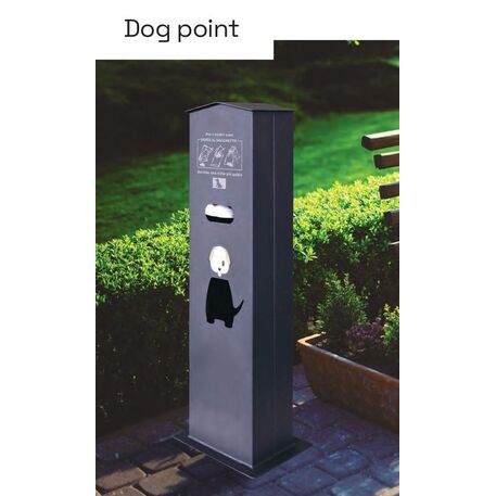 Уличный мусорный бак для собак 'Dog point 30L'