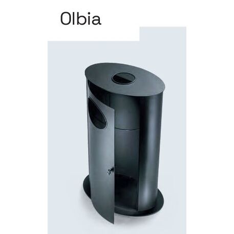 Lauko metalinė šiukšliadėžė 'Olbia / 110L'