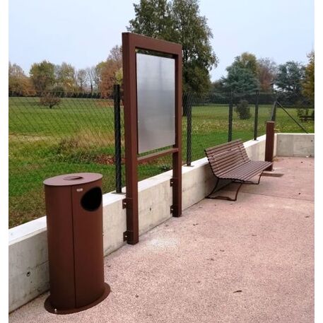 Lauko metalinė šiukšliadėžė 'Olbia / 110L'