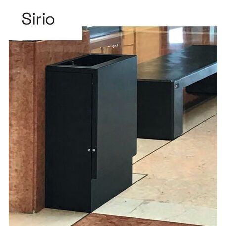 Lauko metalinė šiukšliadėžė 'Sirio / 80L'