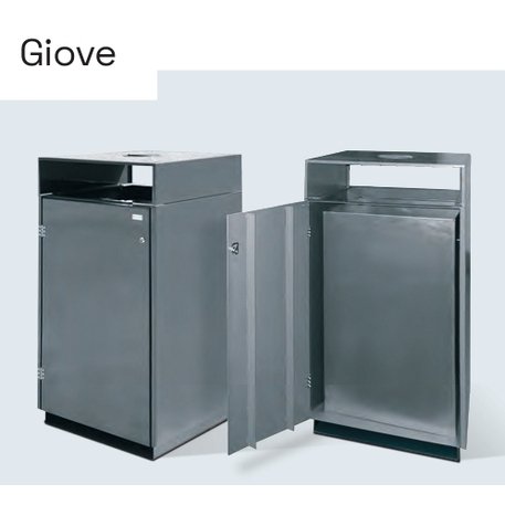 Abfallbehälter aus Metall 'Giove / 180L'