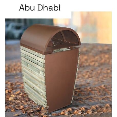 Mеталлическaя урнa для мусора 'Abu Dhabi / 120L'