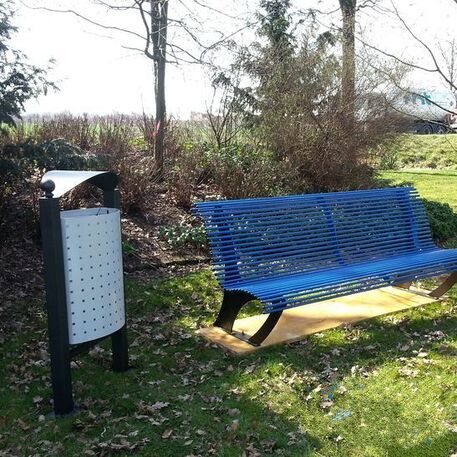 Lauko metalinė šiukšliadėžė 'Genova / 60L'