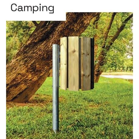 Lauko metalinė šiukšliadėžė 'Camping / 26L'