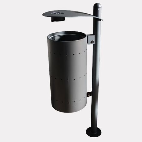 Lauko metalinė šiukšliadėžė 'Albenga / 50L'