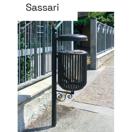 Lauko metalinė šiukšliadėžė 'Sassari / 35L'