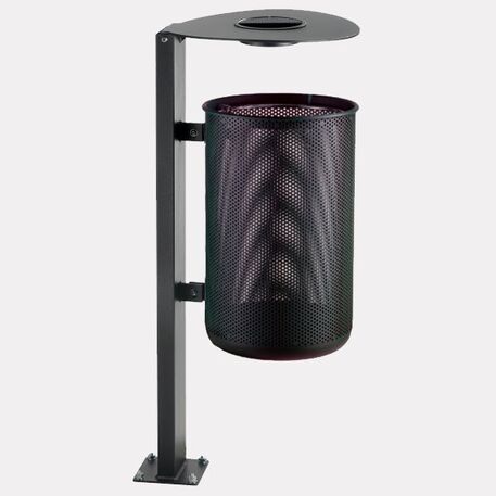 Lauko metalinė šiukšliadėžė 'Luna / 45L'