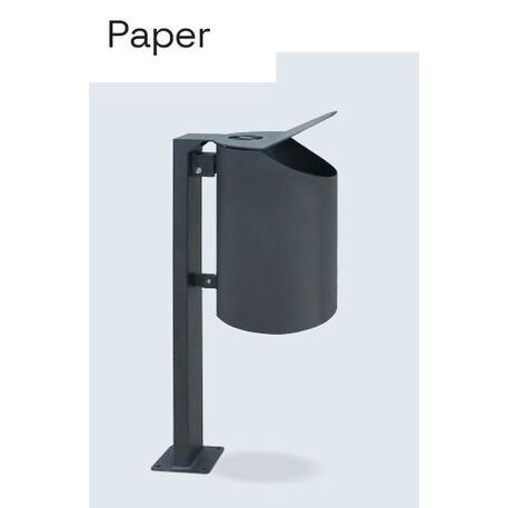 Lauko metalinė šiukšliadėžė 'Paper / 30L'