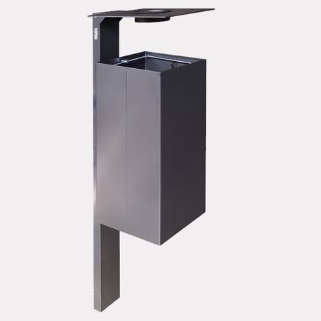 Lauko metalinė šiukšliadėžė 'Sosia / 55L'