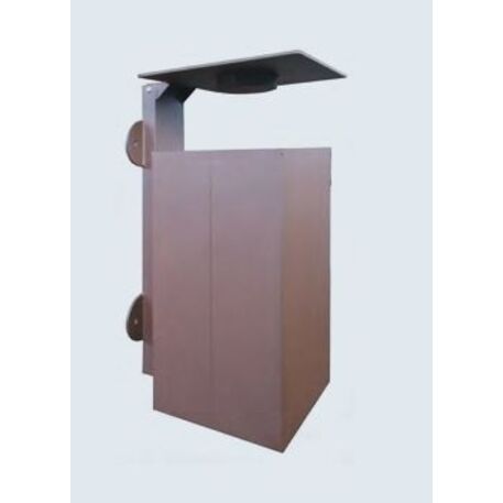 Lauko metalinė šiukšliadėžė 'Sosia Wall / 55L'