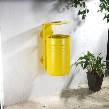 Lauko metalinė šiukšliadėžė 'Luna Wall / 45L'