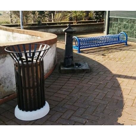 Lauko metalinė šiukšliadėžė 'Corona / 80L'