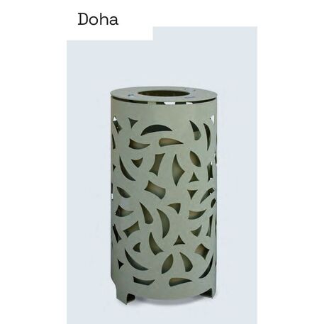 Lauko metalinė šiukšliadėžė 'Doha / 80L'