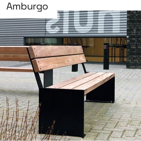 Уличная металлическая скамейка 'AMBURGO'