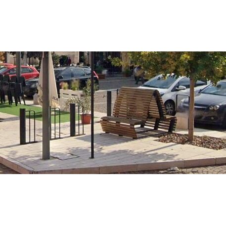 Lauko suoliukas su atlošu, kolekcija 'AMETISTA'