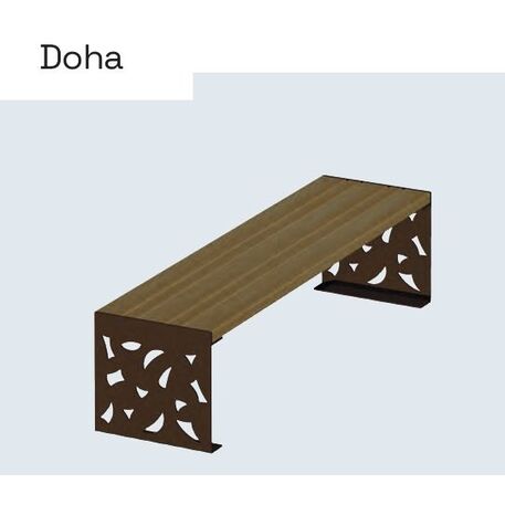 Metalinis suolas be atlošo 'Doha'