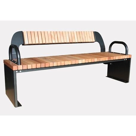 Metalinis suolas su atlošu 'Brema'