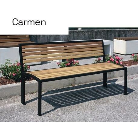 Уличная металлическая скамейка 'CARMEN'