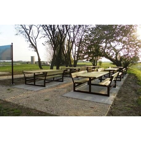 Lauko suoliukai + Stalas, kolekcija 'Break point Picnic'