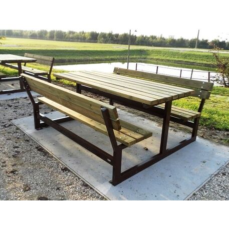 Lauko suoliukai + Stalas, kolekcija 'Break point Picnic'