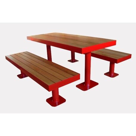 Metal bench + table 'Moderna Picnic'