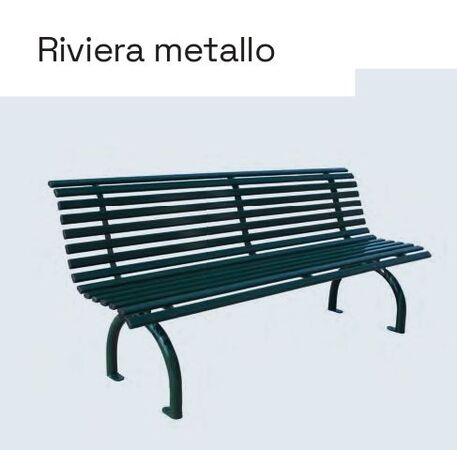 Lauko suoliukas, kolekcija 'Riviera Metal'