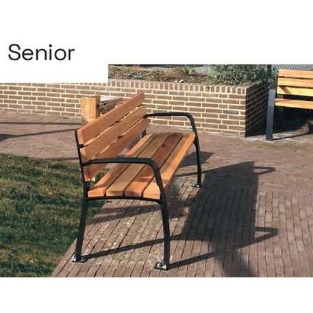 Lauko suoliukas su atlošu, kolekcija 'SENIOR'