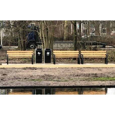 Lauko suoliukas su atlošu, kolekcija 'SENIOR'