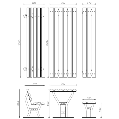 Lauko suoliukai + Stalas, kolekcija 'Village Picnic'