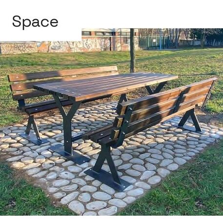 Lauko suoliukai + Stalas, kolekcija 'Space Picnic'