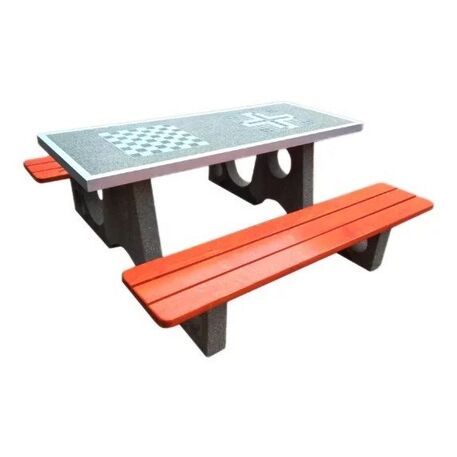 Stół betonowy do gry z dwoma ławkami 'BDS/SG023/MDL'