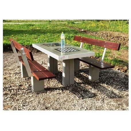Stół i ławki betonowe 2 szt. 'BDS/SG036/MDL'
