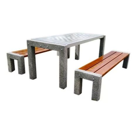 Stół i ławki betonowe 2 szt. 'BDS/SG026/MDL'