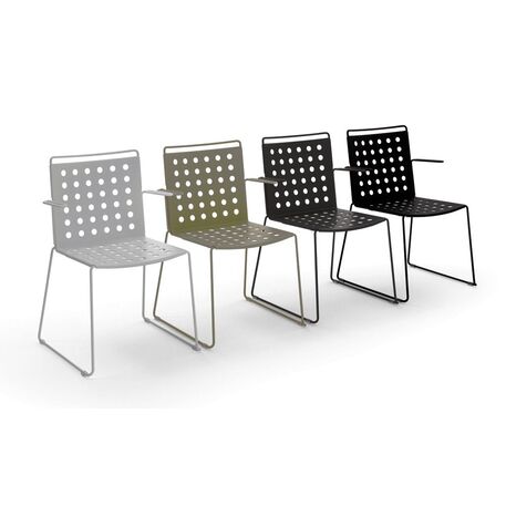 Metal chair for cafes, terraces, parks 'Busy 2'