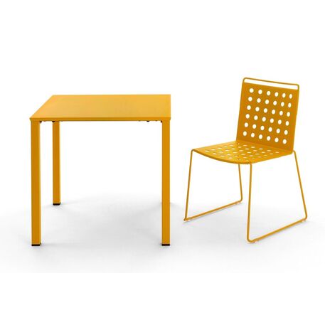 Krzesło metalowe do kawiarni, tarasów, parków 'Busy 1'