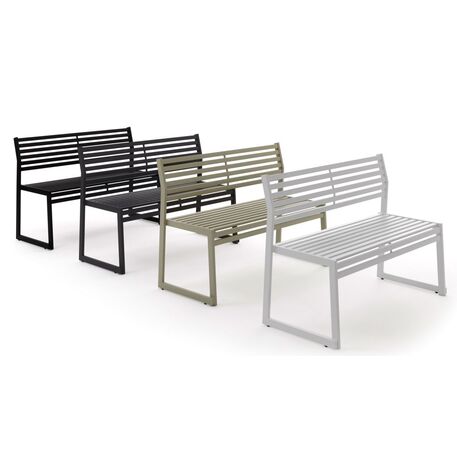 Metal bench 'Cortina.026/Bench 180cm'